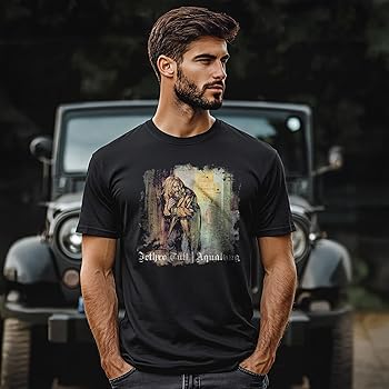 Amazon.com: Merch2rock Jethro Tull Men's Aqualung Logo T-Shirt